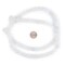 The Bead Chest Matte Round White Jade Beads (10mm): Organic Gemstone Round Spherical Energy Stone Healing Power Crystal for Jewelry Bracelet Mala Necklace Making